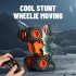 Q160 Kids Remote Control Dinosaur Car With Light Spray 2 4 GHz Rechargeable Rc Stunt Off road Vehicle Toys For Kids Birthday Gifts A GREEN
