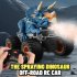Q160 Kids Remote Control Dinosaur Car With Light Spray 2 4 GHz Rechargeable Rc Stunt Off road Vehicle Toys For Kids Birthday Gifts A GREEN