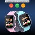 Q16B Children Smart Watch 2G GSM Network Wrist Bracelet Pin Buckled Alarm Clock 1 44inch Sport Screen blue