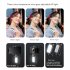 Q18 Mobile Phone Selfie Stick Anti shake Hand held Single axis Gimbal Stabilizer with Fill Light Black