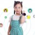 Q19 Smart Watch Children Smartwatch Camera Bracelet LBS Position Lacation Tracker SOS Anti lost Baby Watch Voice Chat Alarm Clock green