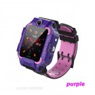 Q19 Smart Watch Children Smartwatch Camera Bracelet LBS Position Lacation Tracker SOS Anti-lost Baby Watch Voice Chat Alarm Clock purple