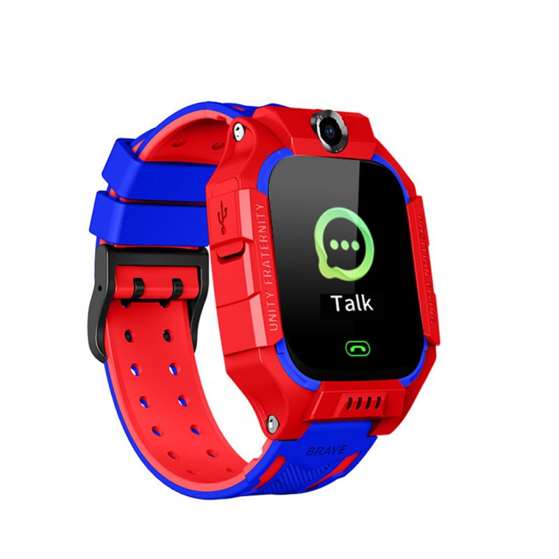 Wholesale Q19 Smart Watch For Kids Children Smartwatches Positioning Touch Screen Camera English Version Deep Swimming Grade Waterproof Red From China