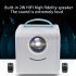 Q2 HD Mini Movie Projector Portable Home Theater Projector Movie Projector Blue US Plug