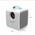 Q2 HD Mini Movie Projector Portable Home Theater Projector Movie Projector Blue US Plug