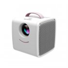 Q2 Smart <span style='color:#F7840C'>Projector</span> Portable Mini Children <span style='color:#F7840C'>Projector</span> with HDMI AV USB TF Card Interface for Movie Watching Funny Playing Pink_European regulations