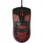 Q2 Wired USB Gaming Mice 1200/2400/4800DPI RGB Backlit 4 Buttons Ergonomic Design Lightweight Computer Mouse black