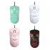 Q2 Wired USB Gaming Mice 1200 2400 4800DPI RGB Backlit 4 Buttons Ergonomic Design Lightweight Computer Mouse pink