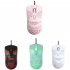 Q2 Wired USB Gaming Mice 1200 2400 4800DPI RGB Backlit 4 Buttons Ergonomic Design Lightweight Computer Mouse pink