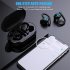 Q25 Pro Noise Cancelling Wireless Earphones Bluetooth compatible Stereo Bass Earbuds Ear Hook Sports Gaming Headsets black