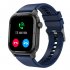 Q25 Smart Watch Bluetooth compatible Calling With Body Temperature Heart Rate Blood Oxygen Detection Multi sport Mode Smartwatch blue