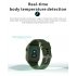 Q25 Smart Watch Bluetooth compatible Calling With Body Temperature Heart Rate Blood Oxygen Detection Multi sport Mode Smartwatch black