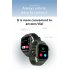 Q25 Smart Watch Bluetooth compatible Calling With Body Temperature Heart Rate Blood Oxygen Detection Multi sport Mode Smartwatch gray