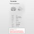 Q2s Wireless Bluetooth Headset Digital Display Ear mounted Binaural Waterproof Sports Earphones Black