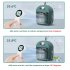 Q30 Portable Mini  Fan With Large Capacity Water Tank 3 Speeds Energy Saving Night Light Cooler Cooling Fan green charging