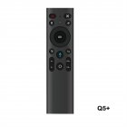 Q5+ Air Remote USB Wireless Replacement Remote Control With Gyroscope Voice Control Smart Home Remote Compatible For Android Projector black