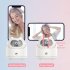 Q5 Auto Tracking Phone Holder 360 Degree Rotation Phone Camera Mount Rechargeable Phone Stand Stabilizer Holder Pink