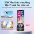 Q5 Auto Tracking Phone Holder 360 Degree Rotation Phone Camera Mount Rechargeable Phone Stand Stabilizer Holder Pink