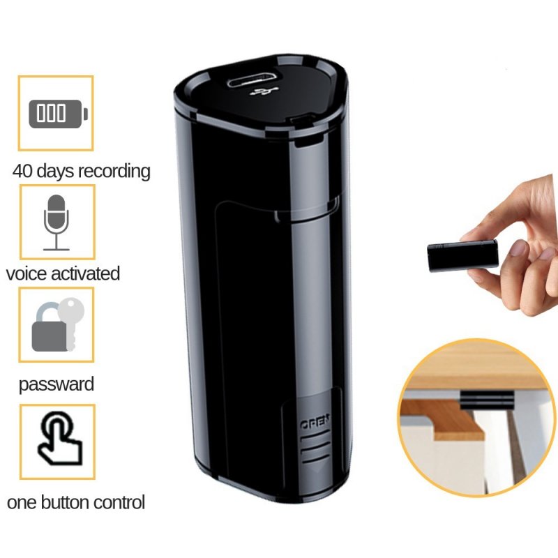 Q51 Voice Recorder Abs Material High-definition Noise Reduction Voice Recorder No Need to Charge 16G