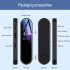 Q53 Digital Voice Recorder With Playback USB Charge MP3 Player Password Function Color Screen Metal Housing Audio Recorder For Lectures Meeting Class Interview 