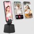 Q6 Mobile Phone Gimbal Intelligent Follow up Selfie Stick 360 degree Rotation Phone Holder Camera Stand black