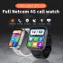 Q668 Smart Watch Large Screen Android 4g Bluetooth Call Heart Rate Monitor Wifi Internet Bracelet Gold