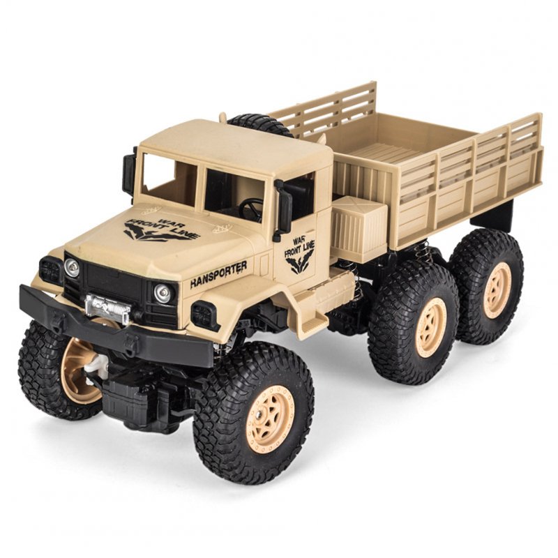 Q69 1:18 Remote Control Truck Simulation 4wd Military Off-road Vehicle Model Toy