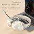 Q6S Gaming Headphones With Detachable Mic Lighting HIFI Triple Frequency Sound Headphones Wireless Wired Modes Folding Headband Over Ear Headsets For PC Tablet 