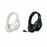 Q6S Gaming Headphones With Detachable Mic Lighting HIFI Triple Frequency Sound Headphones Wireless Wired Modes Folding Headband Over Ear Headsets For PC Tablet 