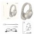 Q6S Gaming Headphones With Detachable Mic Lighting HIFI Triple Frequency Sound Headphones Wireless Wired Modes Folding Headband Over Ear Headsets For PC Tablet 