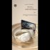 Q6S Gaming Headphones With Detachable Mic Lighting HIFI Triple Frequency Sound Headphones Wireless Wired Modes Folding Headband Over Ear Headsets For PC Tablet 
