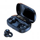 Q7 Wireless Earbuds Noise Canceling Open Ear Headset Earphones With Smart Power Display Charging Case Bone Conduction Earbuds For Smart Phone Tablet Computer Laptop PC black English version