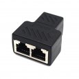 RJ45 Network 1 to 2 Ways Splitter Connector 