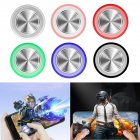 Q8 Mobile Game  Handle  Joystick Metal Round Button Controller Sucker Handle For Eat Chicken Mobile Phone Touch Screen Rocker White