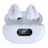Q80 TWS Wireless Headphones Bluetooth 5 3 Bone Conduction Sports Headset Clip on Earphones black