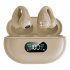 Q80 TWS Wireless Headphones Bluetooth 5 3 Bone Conduction Sports Headset Clip on Earphones gold