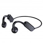 Q88 Bone Conduction Bluetooth-compatible Headset Ipx5 Waterproof Sport Earphones Lightweight Ear Hook black