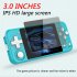 Q90 Handheld Game Console 3 0 Inch Screen Mini Retro Rechargeable Game Console with 2000 Classic Games Blue 64GB