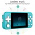 Q90 Handheld Game Console 3 0 Inch Screen Mini Retro Rechargeable Game Console with 2000 Classic Games Blue 64GB
