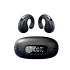 Q92 Open Ear Clip Headphones Wireless Earbuds ENC Call Noise Reduction Bone Conduction Fitness Earbuds Waterproof black