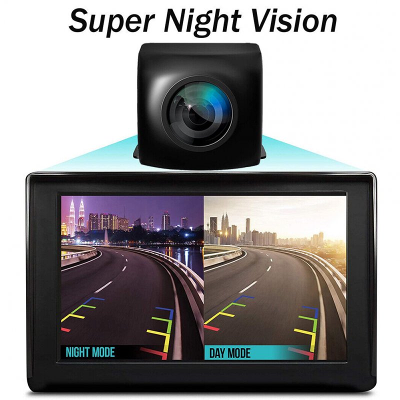 5-inch Mirror Monitor HD Car Backup Camera Rear View System Night Vision Kit 
