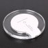 QI Standard Fashion Crystal Portable Fast Wireless Charger Charging Pad Stand for Apple Android HTC Black
