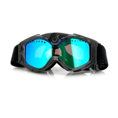 Skiing Goggles w/ Built-In 720p Action Camera