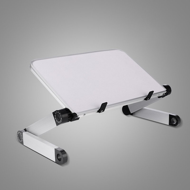 Aluminum Alloy Laptop Portable Foldable Adjustable Laptop Desk Computer Table Stand Tray Notebook PC Folding Desk Table 