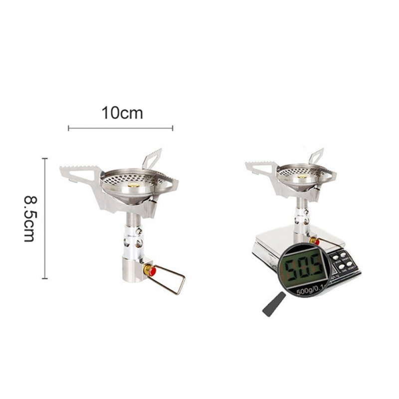 Outdoor Anti-scald Portable Gas Stoves Windproof Foldable Detachable Cooking Furnace for Travel Picnic BBQ