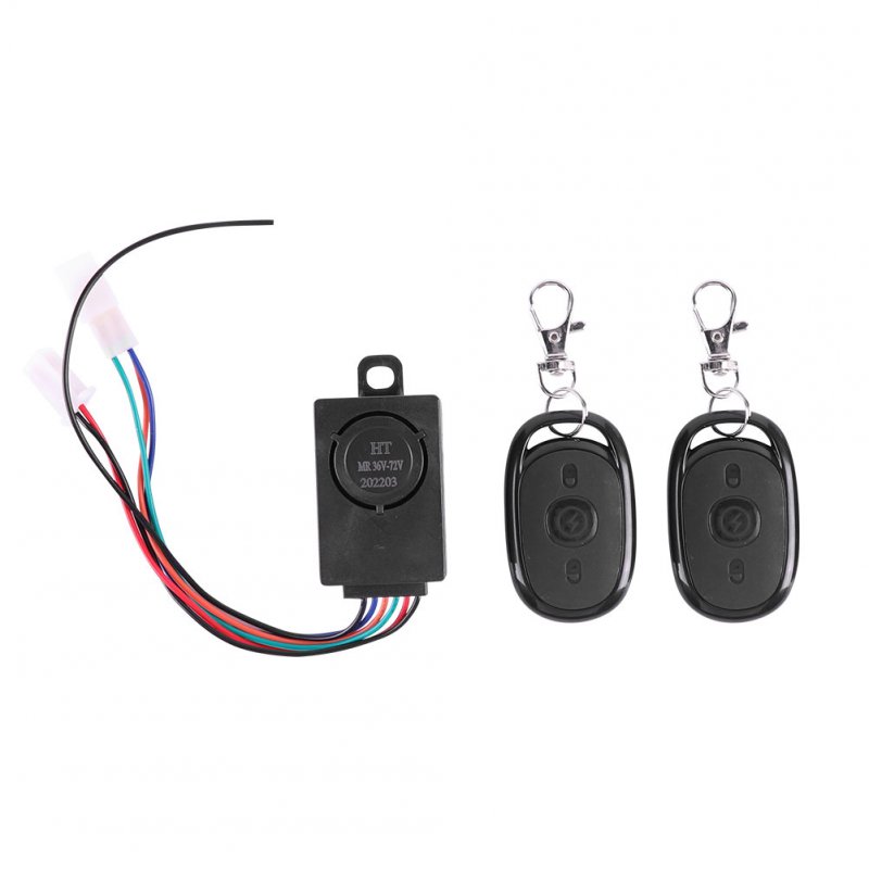 36-72v 125db E-bike Anti-theft Device Anti Lost Electric Scooter Bicycle Remote Control Detector Alarm B