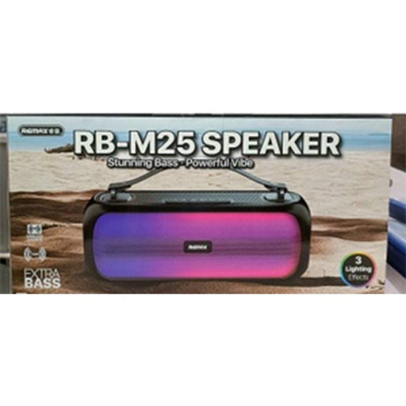 Remax Bluetooth Speaker Rgb Light Effect Waterproof Portable Outdoor Subwoofer Square Dance Audio 