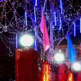 30cm 96LED 8 Tube Shower Meteor Rain Light
