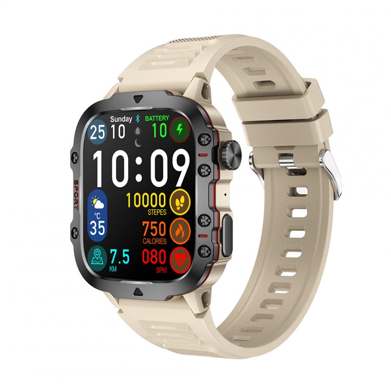 QX11 1.96 Inch Smart Watch Blood Oxygen Blood Pressure Monitor Fitness Watch
