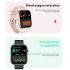 QX7pro Smart Watch 2 0 Inches HD Screen Fitness Tracker Smartwatch Blood Pressure Blood Oxygen Monitor Blue